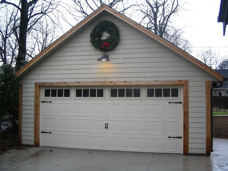 Two-car garage