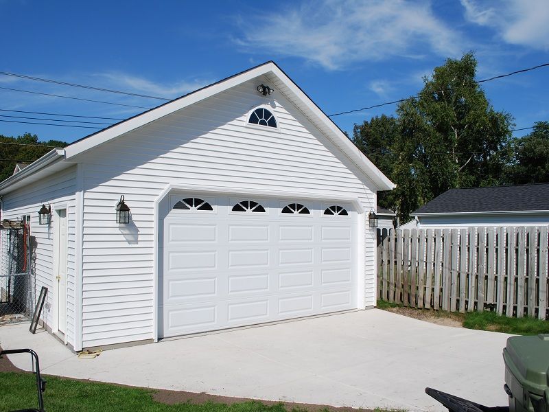 Two-car garage