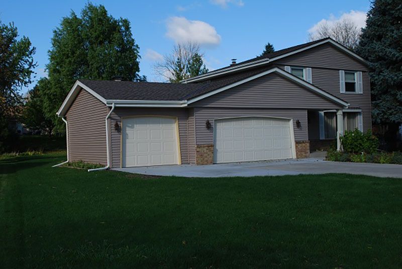 Attached garage