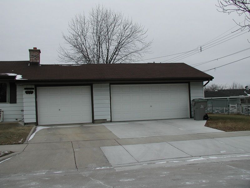 Attached garage