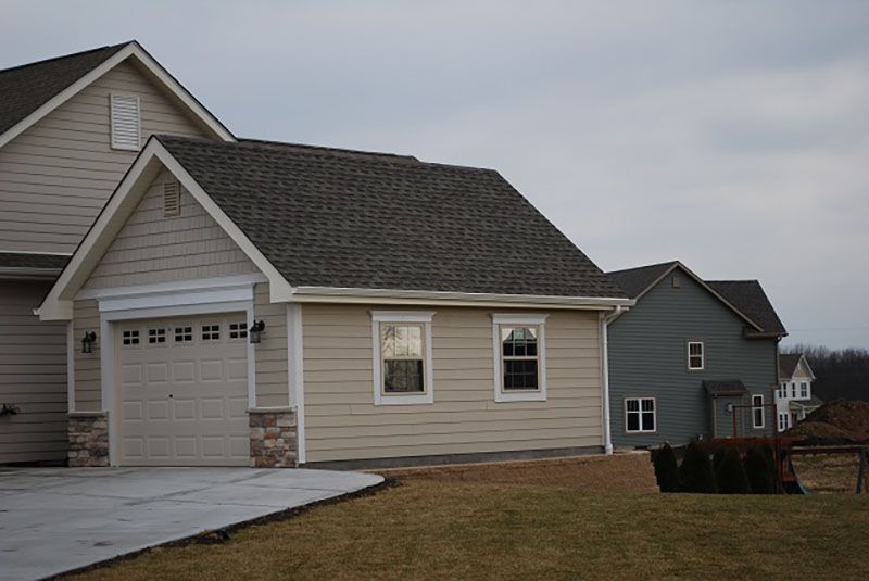 One-car garage