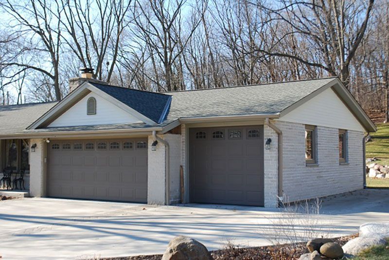 Attached garage