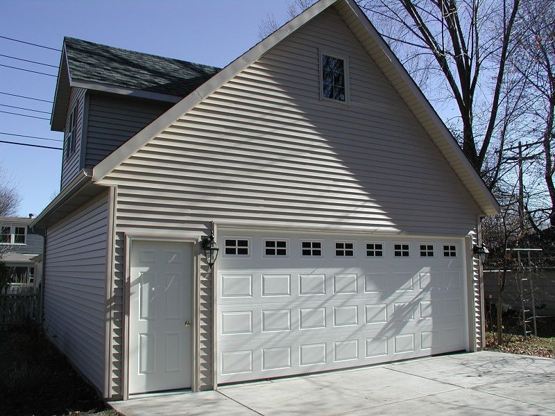 Two-car garage