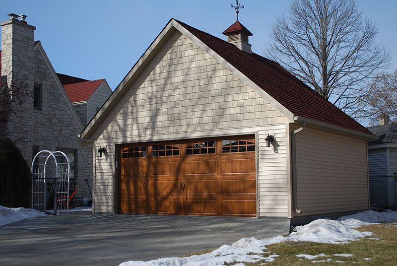 Two-car garage
