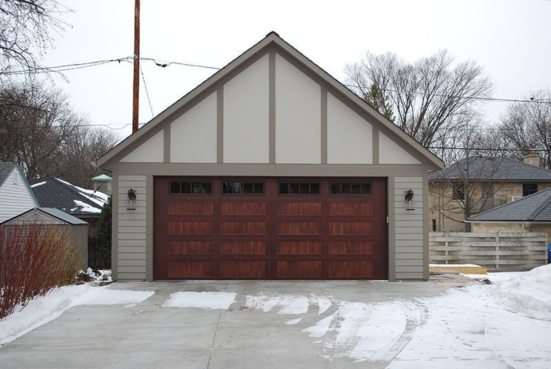 Two-car garage