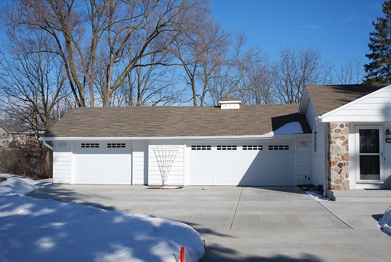 Attached garage