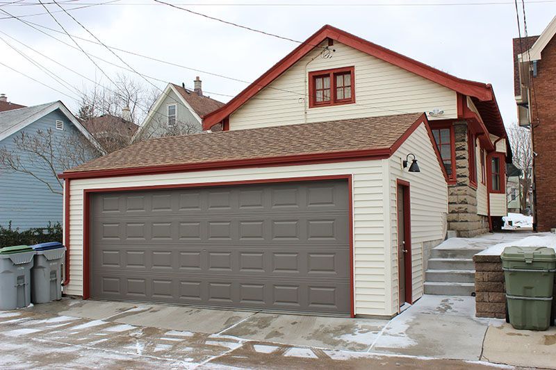 Two-car garage