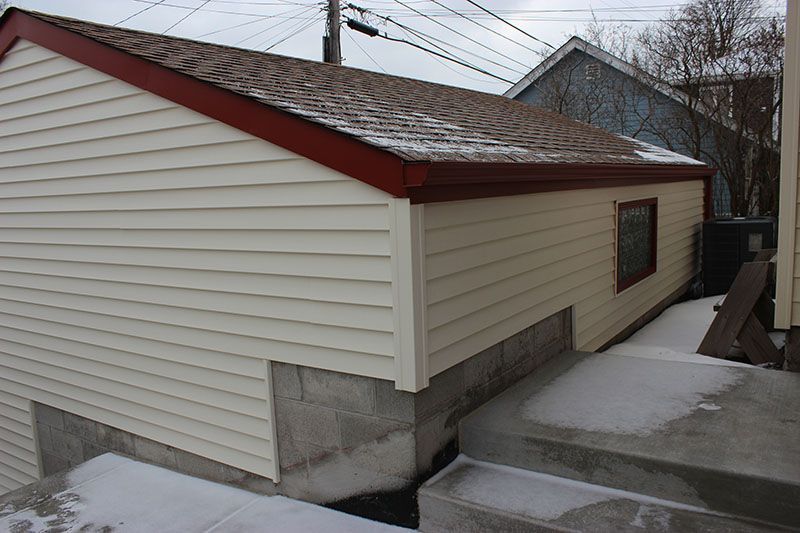 Two-car garage