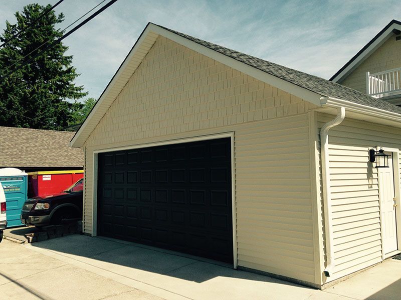 Two-car garage