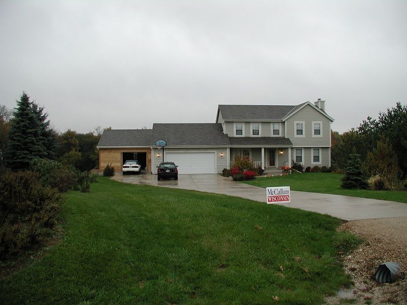 Attached garage