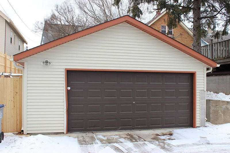 Two-car garage