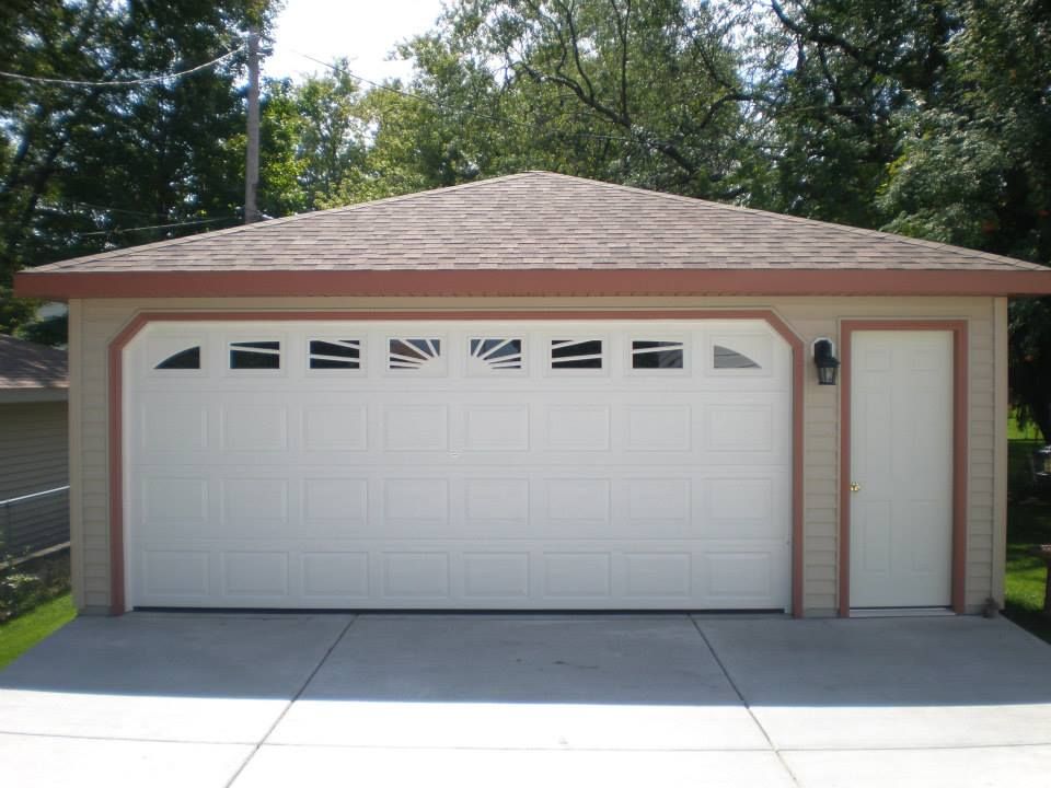 Residential garage door