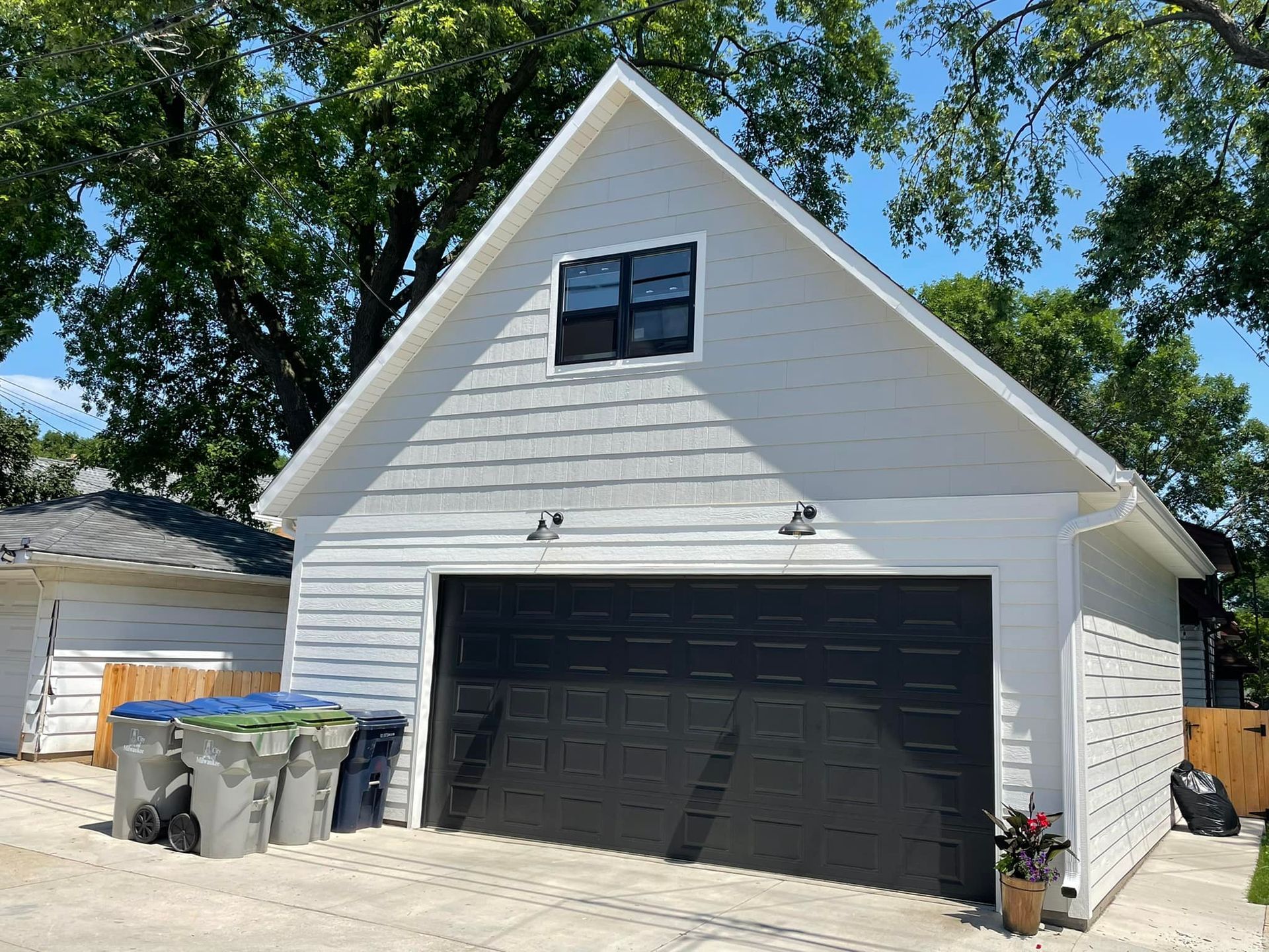 Residential garage door