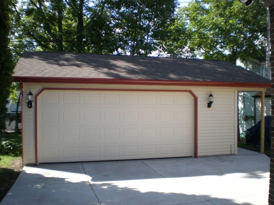 Residential garage door