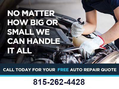 Call today for your free auto repair quote