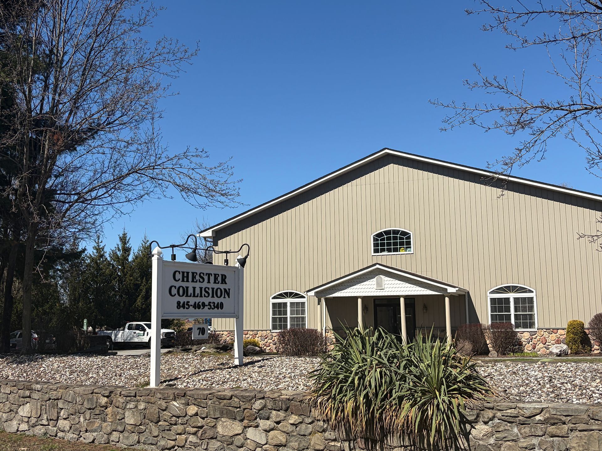 Chester Collision Inc's front building