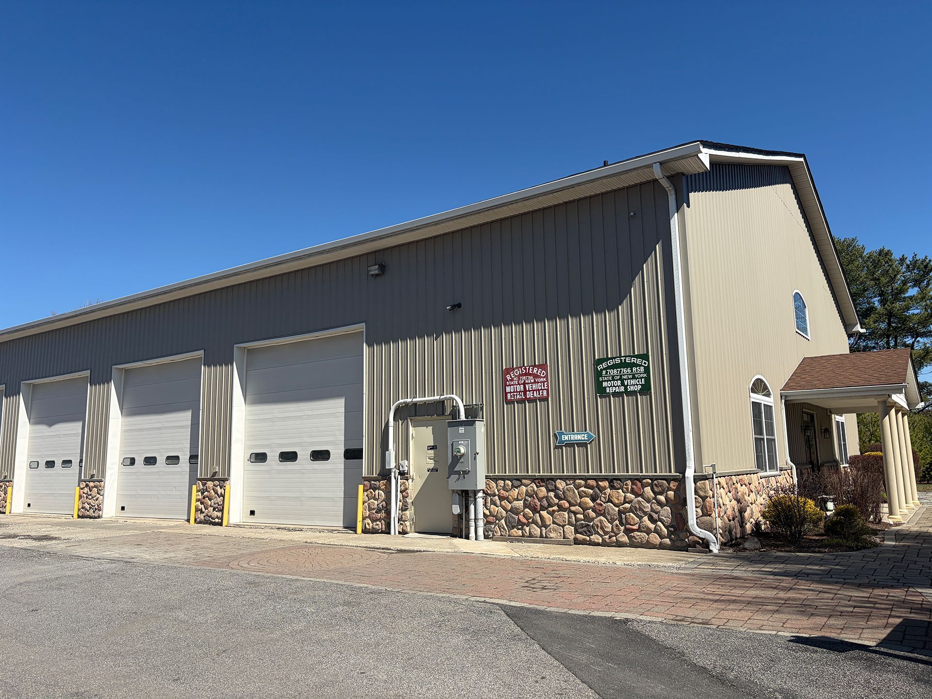 Chester Collision Inc's side building