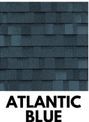Atlantic Blue asphalt roof shingles.