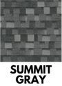 Summit Gray asphalt roof shingles with various shades of gray.