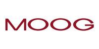 Red MOOG logo on a white background