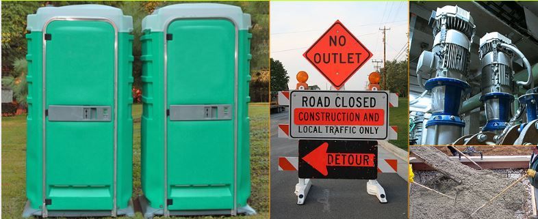 Portable toilets