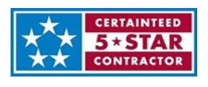 CertainTeed 5 Star Contractor