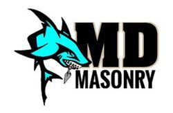 M D Masonry logo