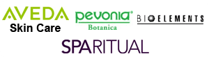 Pevonia, Spa Ritual, Bioelements, Aveda Skin Care