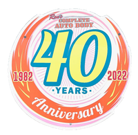 40 years anniversary badge