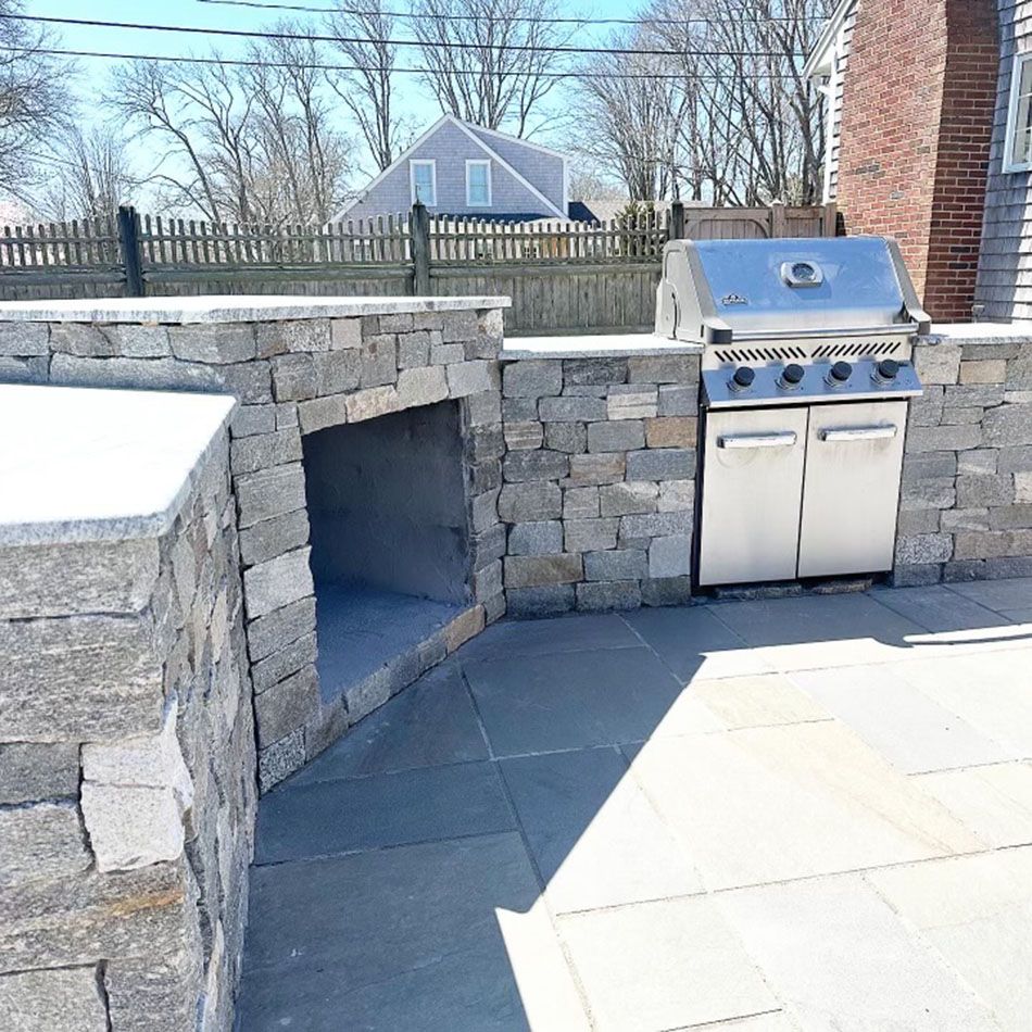 Sturdy outdoor kitchen