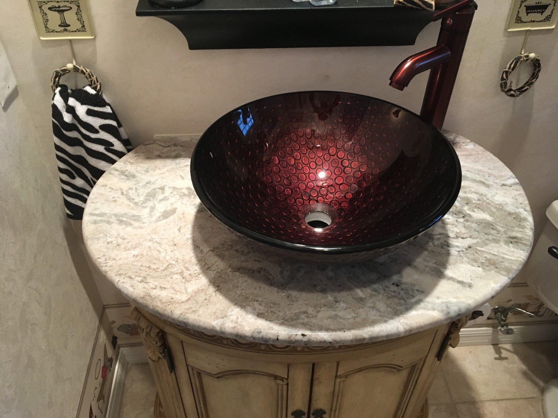 Bathroom countertop