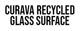 Curava Recycled Glass Surface
