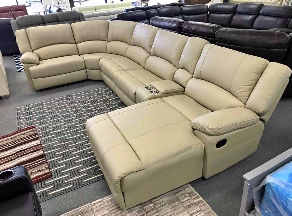 leather sectional