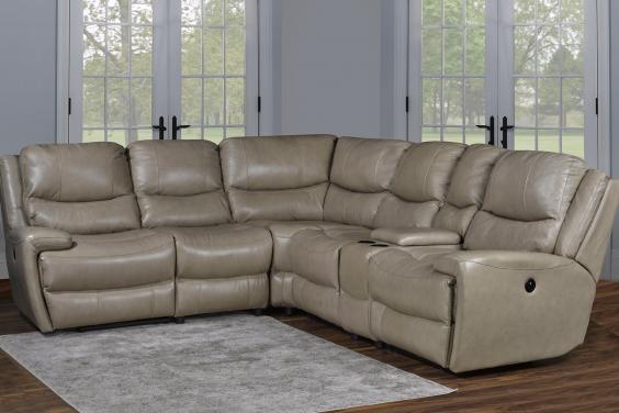 leather sectional