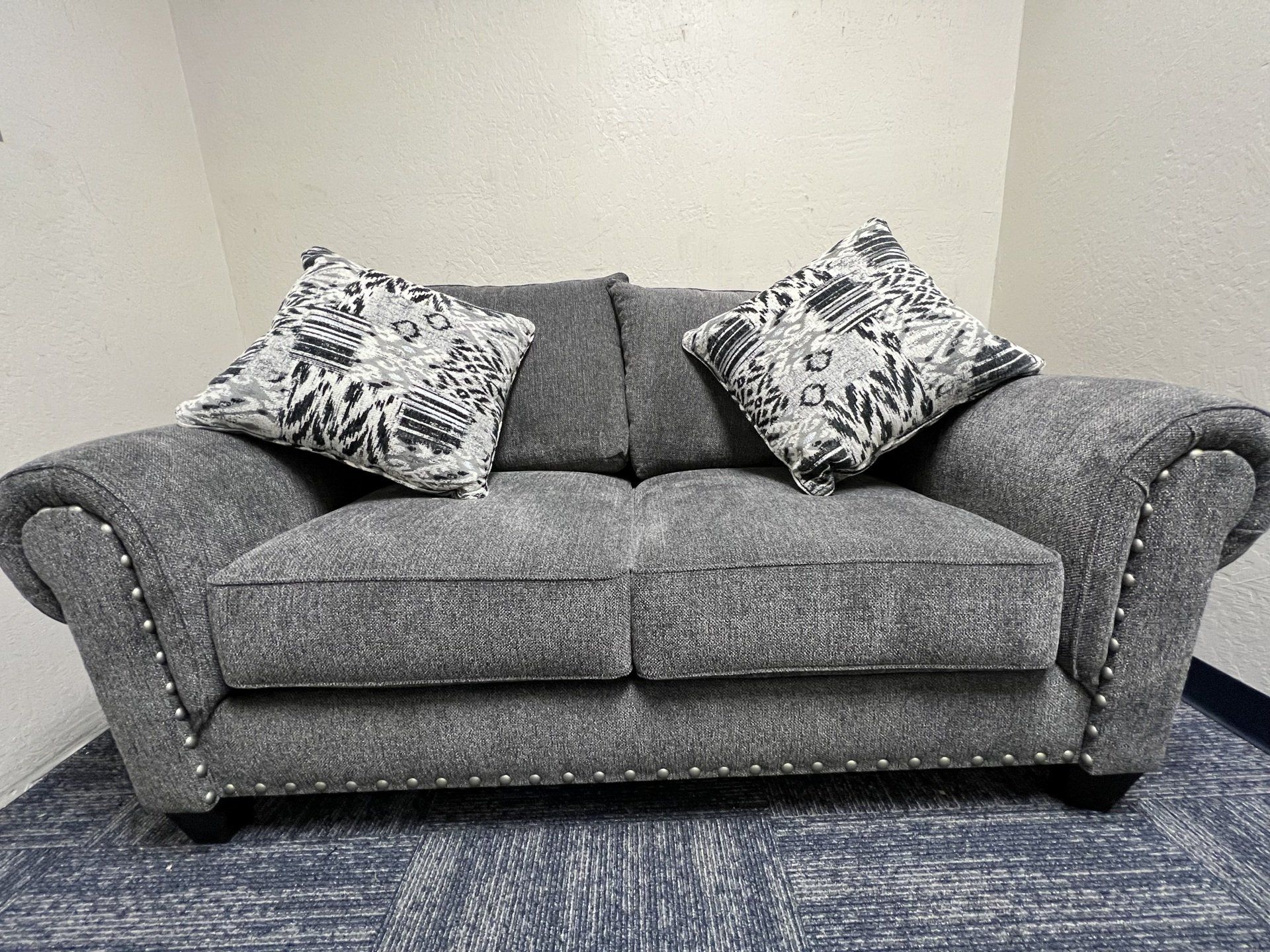 gray simple couch