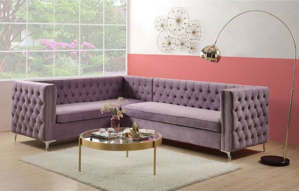 Purple sectionals