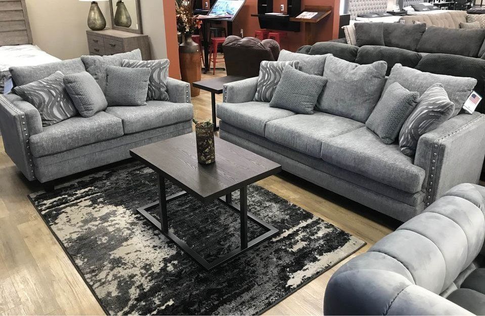 Sofa love medium gray color