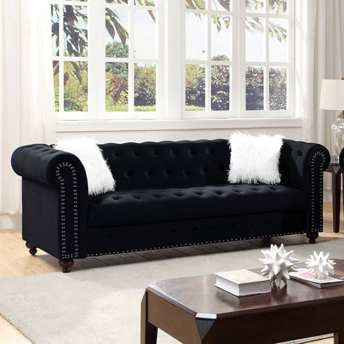 Black sofa