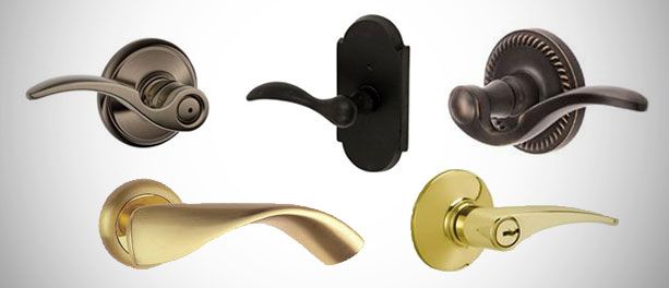 Variety of door knobs