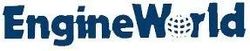 EngineWorld logo in dark blue with a globe in the 'World' part.