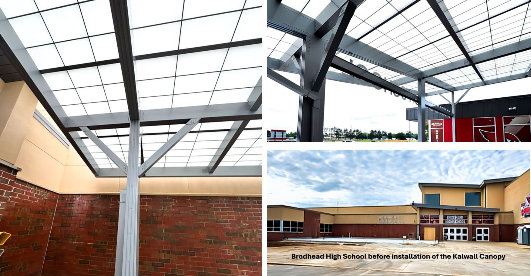 The Changing School Arrival Experience: A Look at Brodhead High School w l hall company kalwall structures unlimited 13