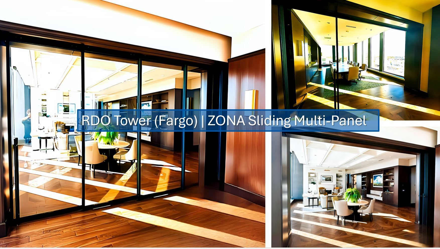 ZONA Glass Wall Systems Offers Fixed & Multi-Panel Sliding Solutions w l hall company
6