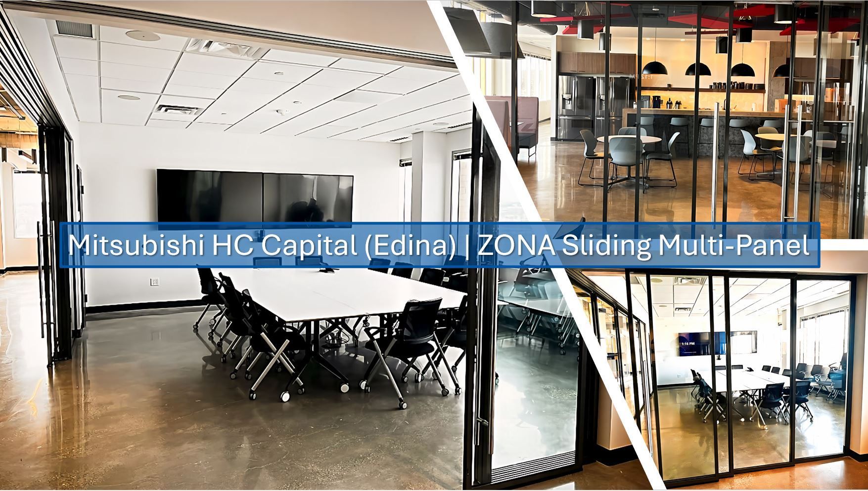 ZONA Glass Wall Systems Offers Fixed & Multi-Panel Sliding Solutions w l hall company
9