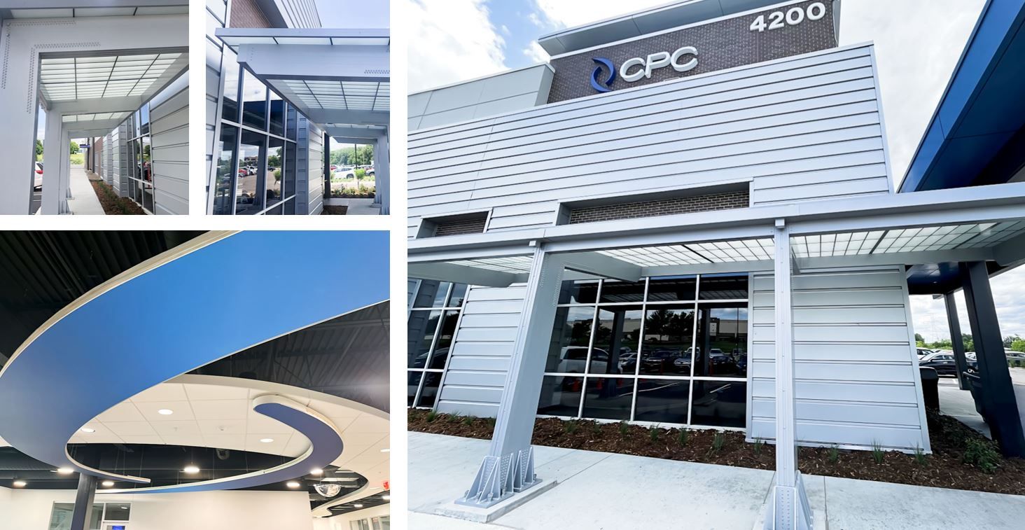 Exterior & Interior Building System Solutions for the new  CPC Global Headquarters in Arden Hills, MN w l hall company