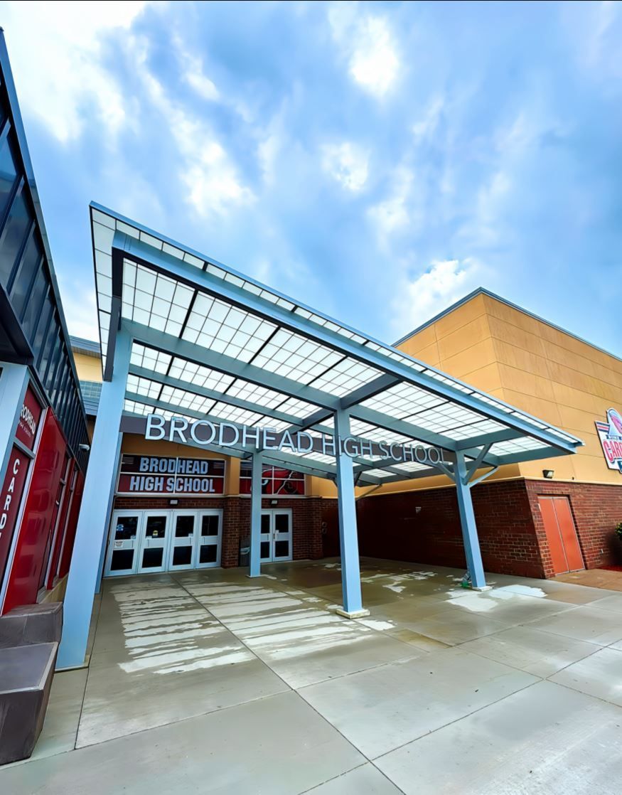 The Changing School Arrival Experience: A Look at Brodhead High School w l hall company kalwall structures unlimited 1