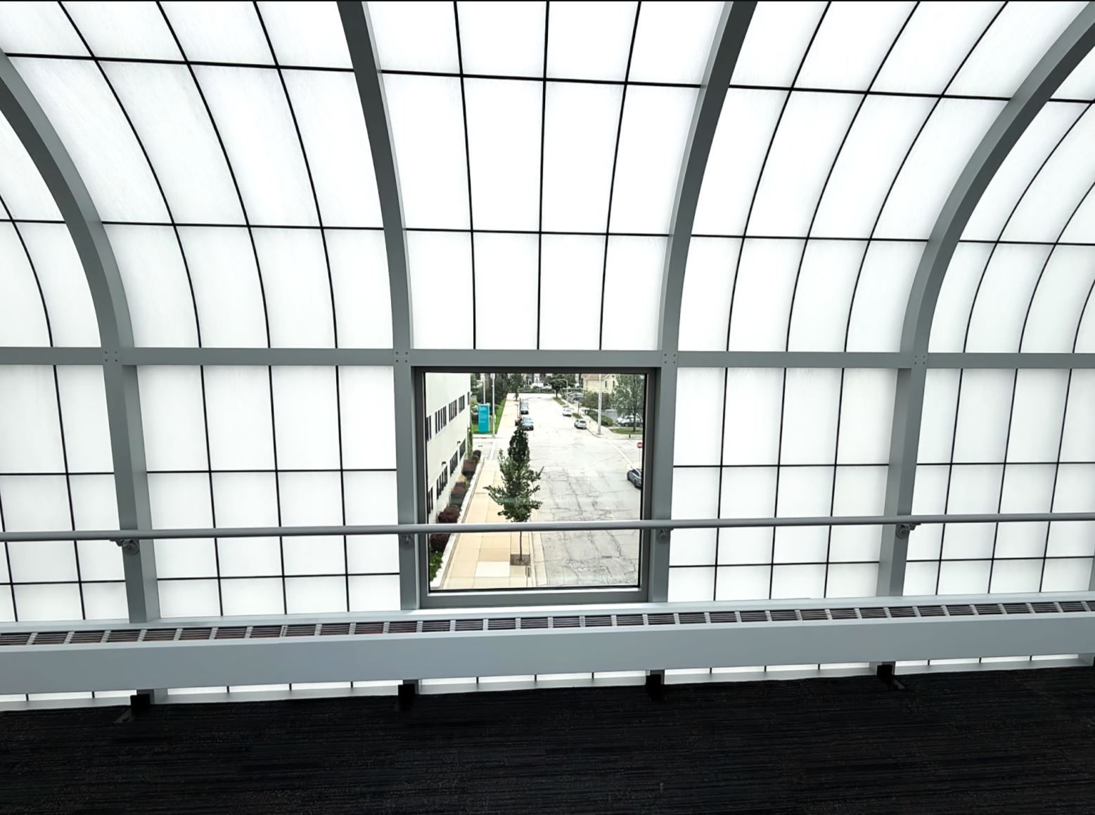 A Brighter, More Comfortable Skywalk for Aurora Sinai with Kalwall w l hall company daylighting translucent panels 15