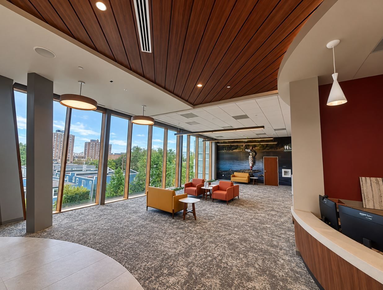 Architectural Innovation Meets Cultural Identity w l hall company glass and glazing curtainwall storefront 18