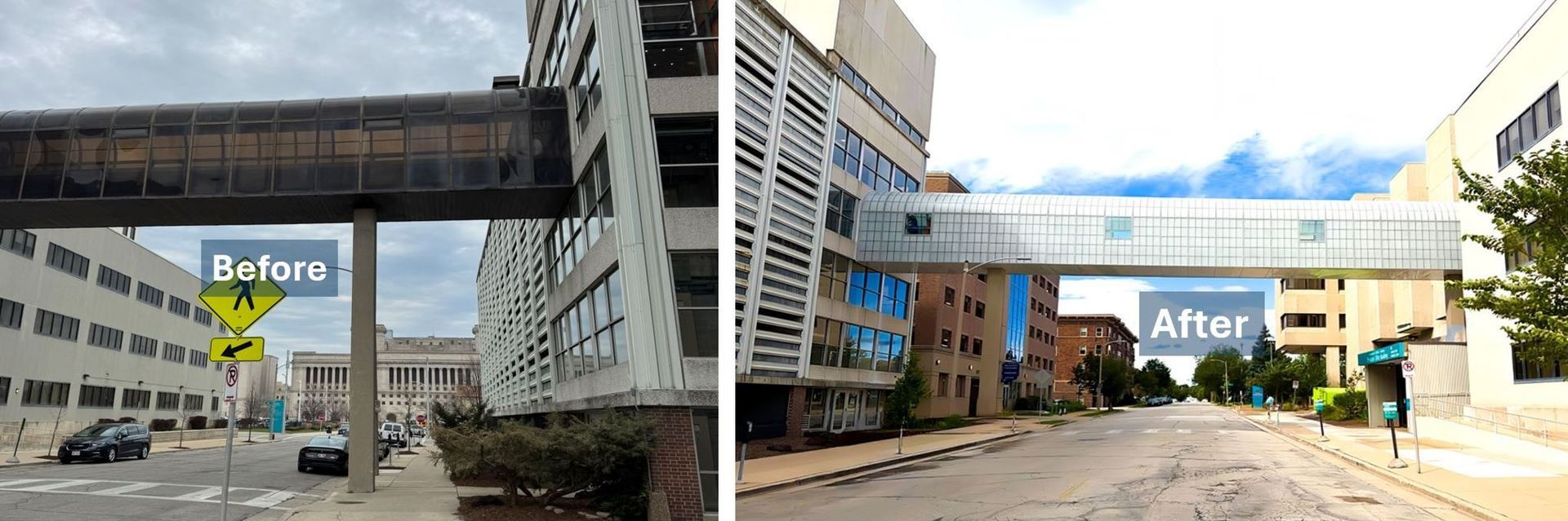 A Brighter, More Comfortable Skywalk for Aurora Sinai with Kalwall w l hall company daylighting translucent panels 12
