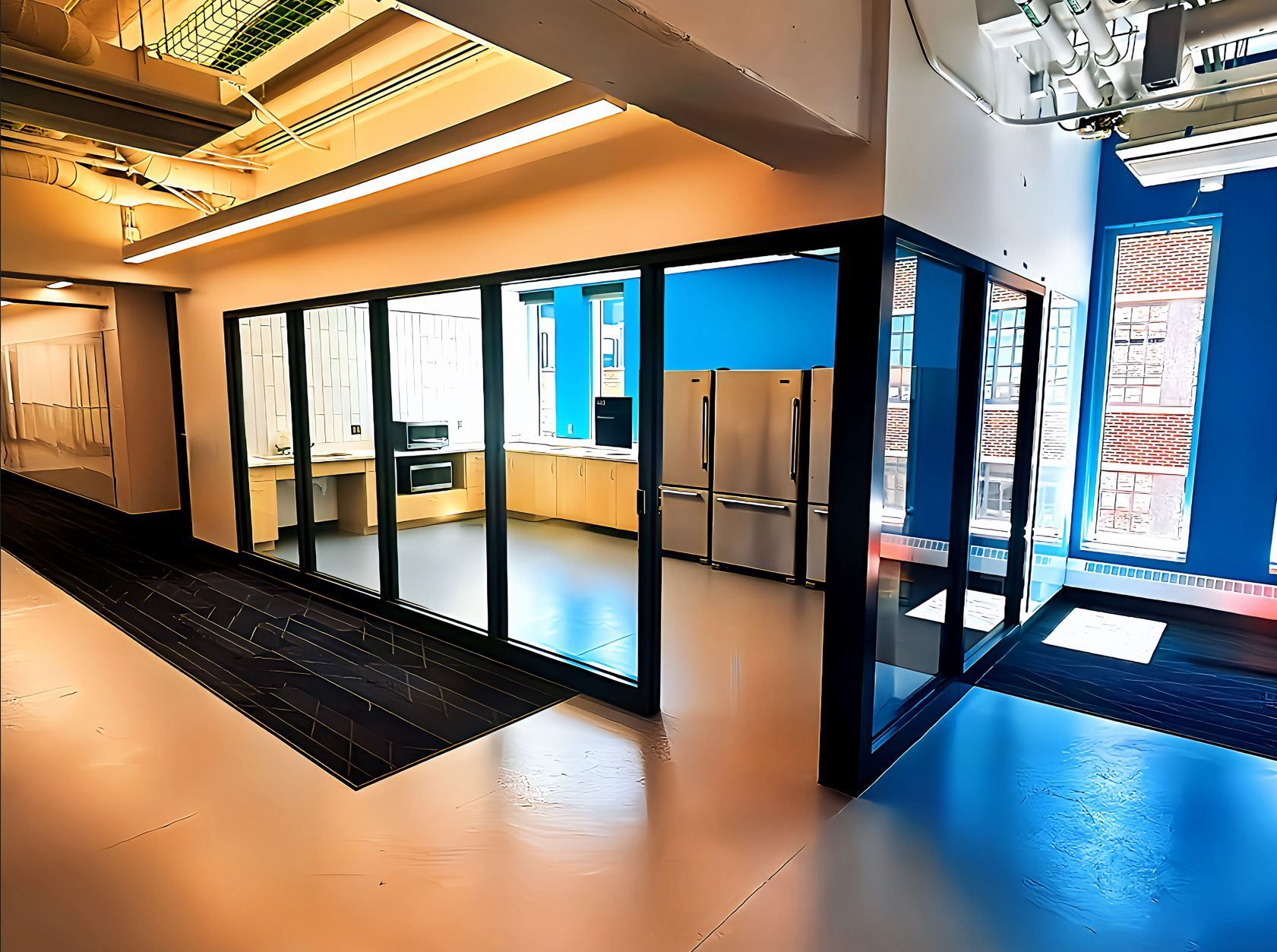 University of Minnesota Shepherd Laboratories 3rd through 5th Floor Glass & Glazing Renovation w l hall company 5