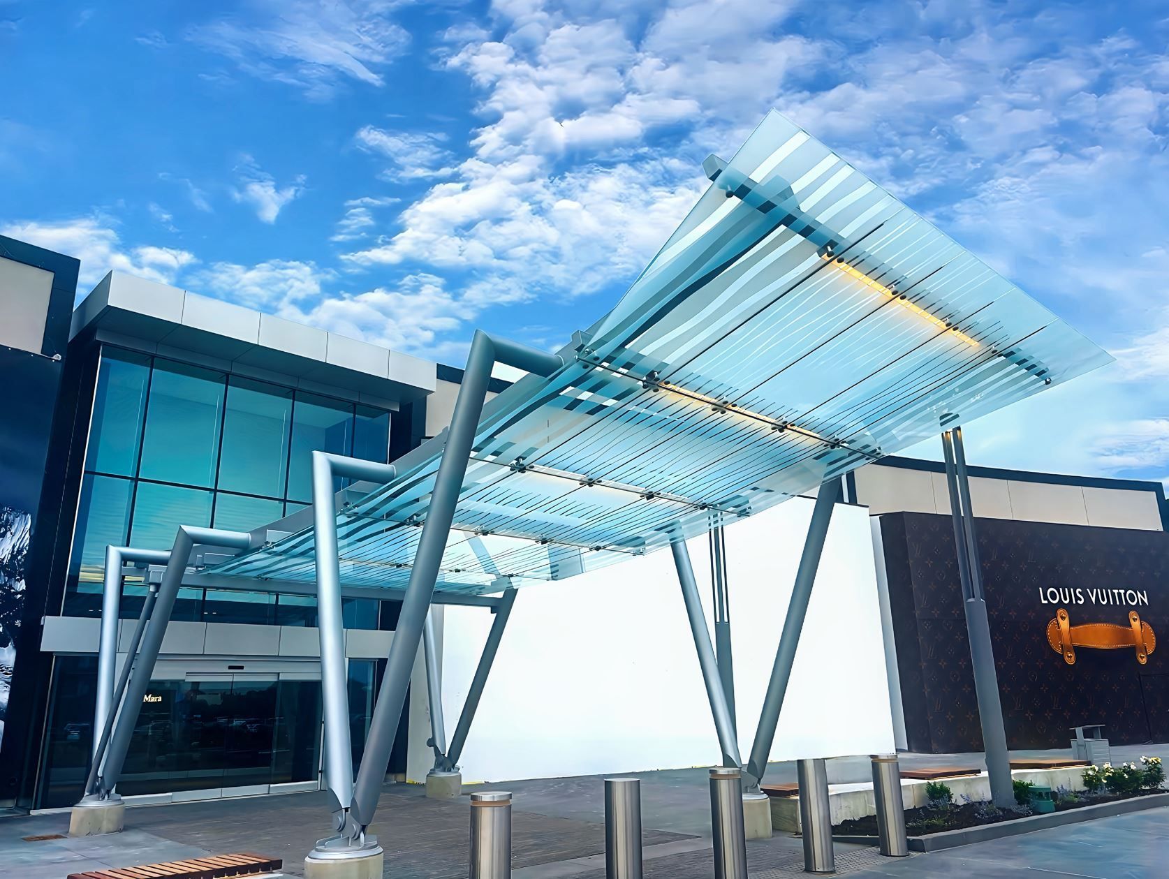 Illuminating Southdale Center’s $400M Luxury Wing with W&W Glass Systems w l hall company 4